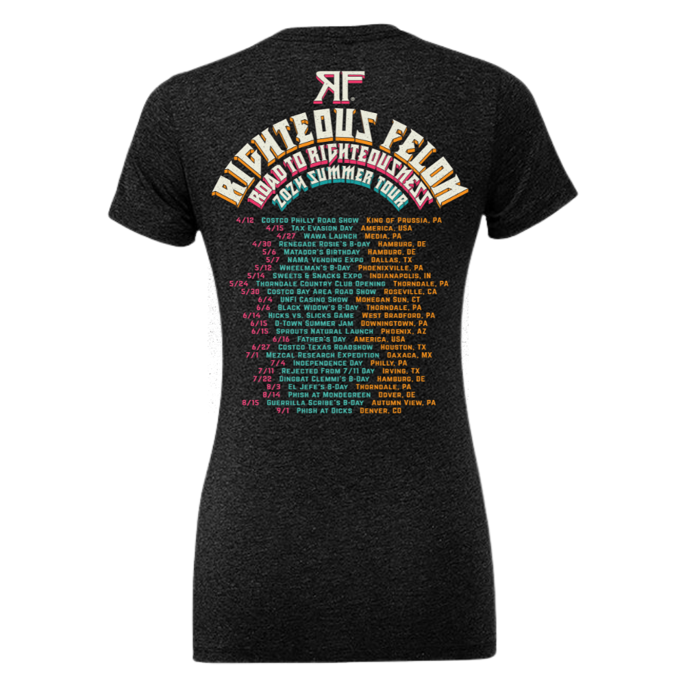 Back of Summer Tour 2024 Women's Tshirt