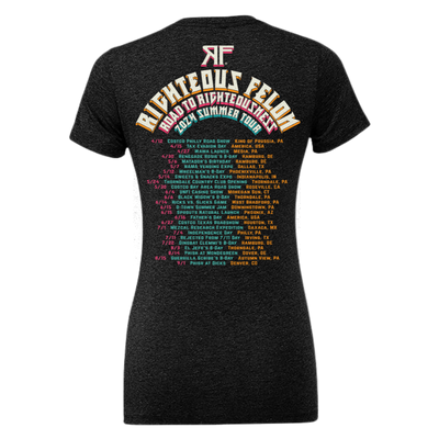 Back of Summer Tour 2024 Women's Tshirt