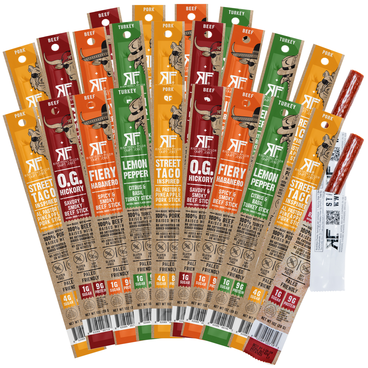 Variety Meat Sticks (24-pack)