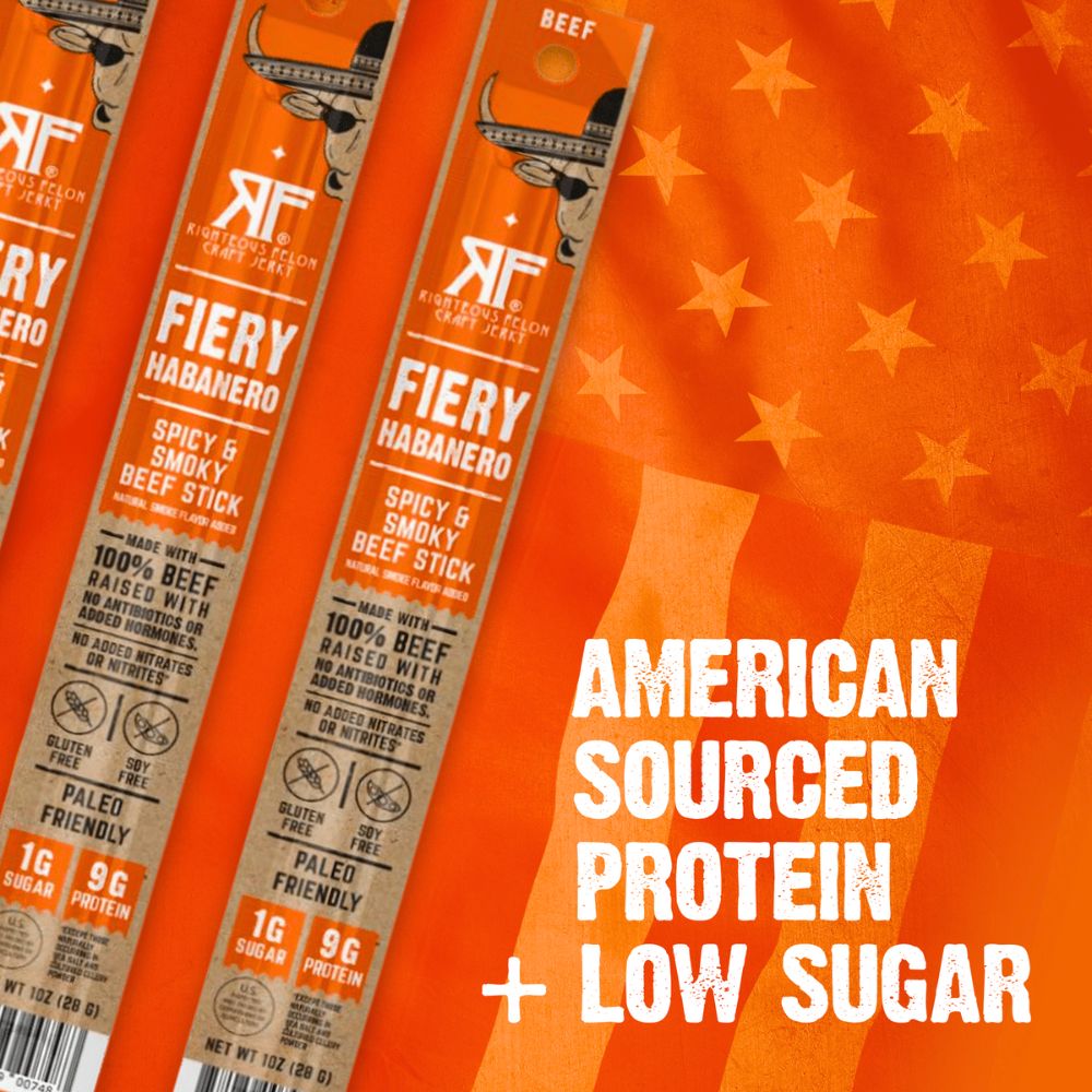 Habanero Sticks American Sourced Protein + Low Sugar