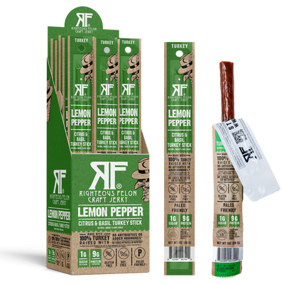 Lemon Pepper Turkey Sticks 24 ct