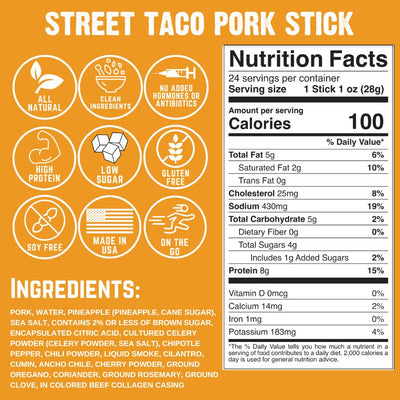 Street Taco Pork Stick (3-Pack)