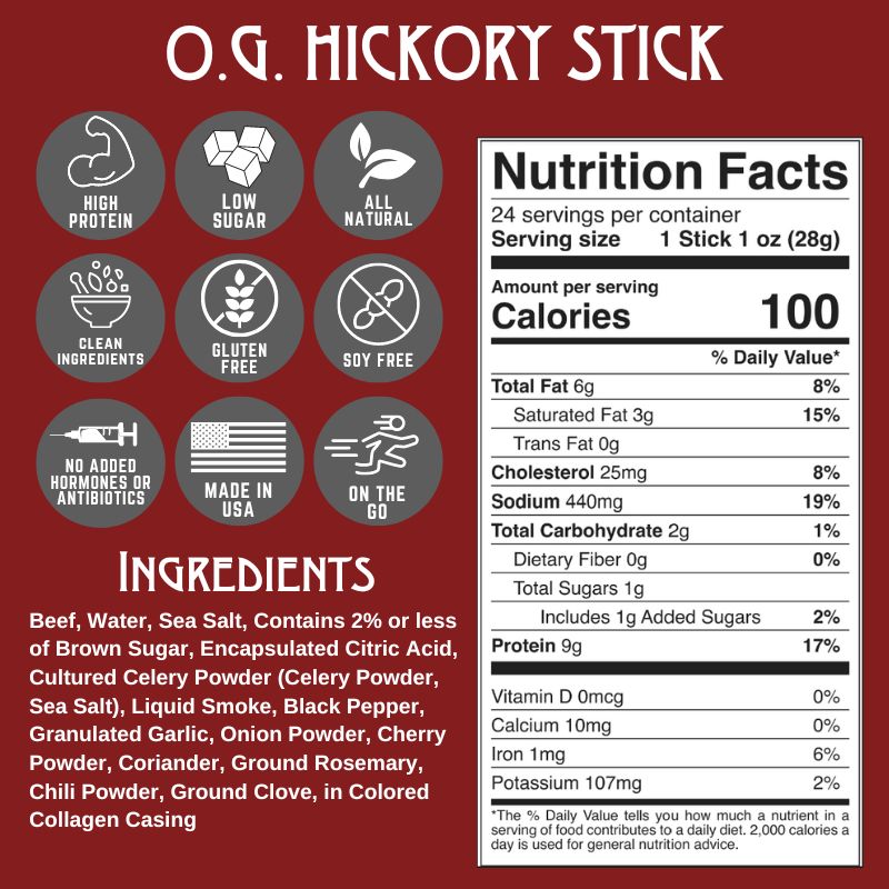 O.G. Hickory Beef Stick (1-Pack)