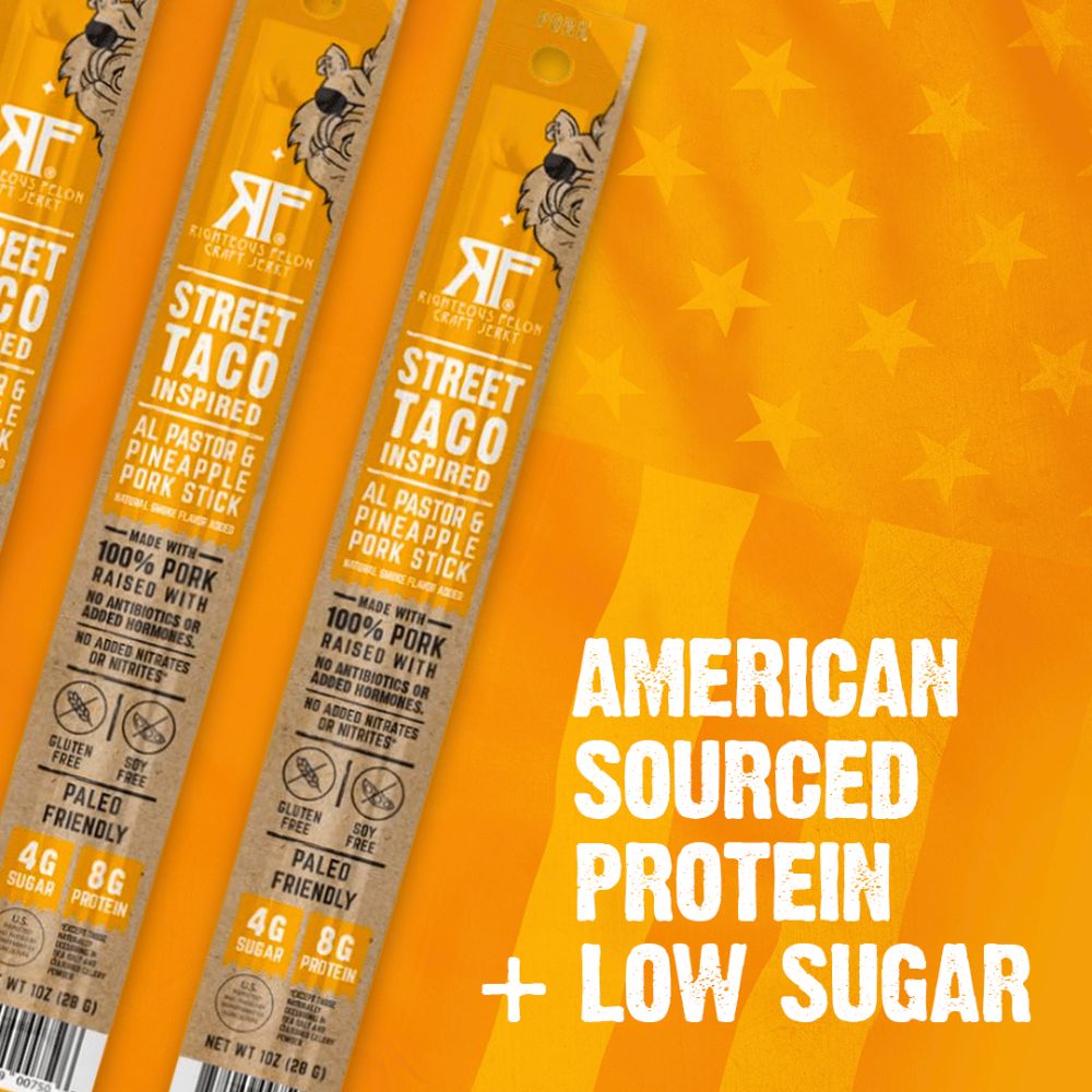 Street Taco Pork Sticks American Sourced Protein + Low Sugar