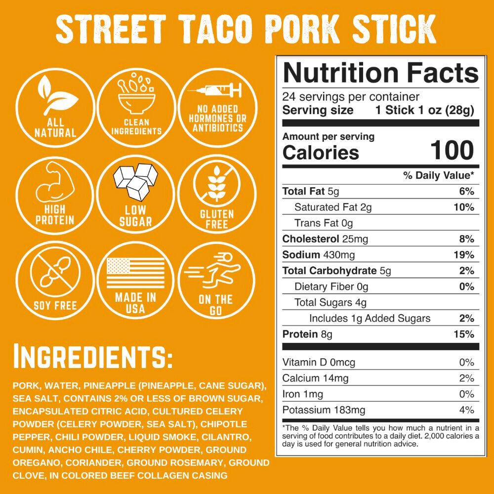 Street Taco Sticks NFP