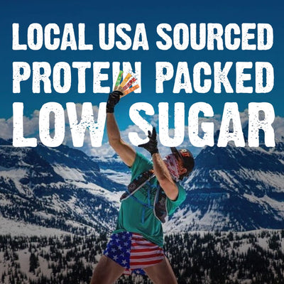 Local USA sourced, protein packed, low sugar